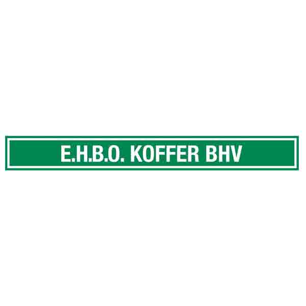 Sticker Ehbo Koffer Bhv