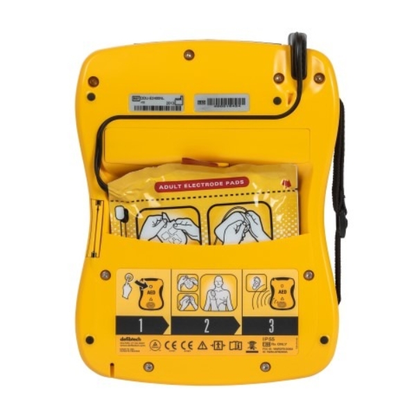 Defibtech VIEW AED met draagtas, safeset, ophangbeugel en raamsticker