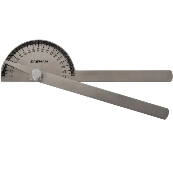 Saehan Goniometer RVS 20cm - 180° x 2