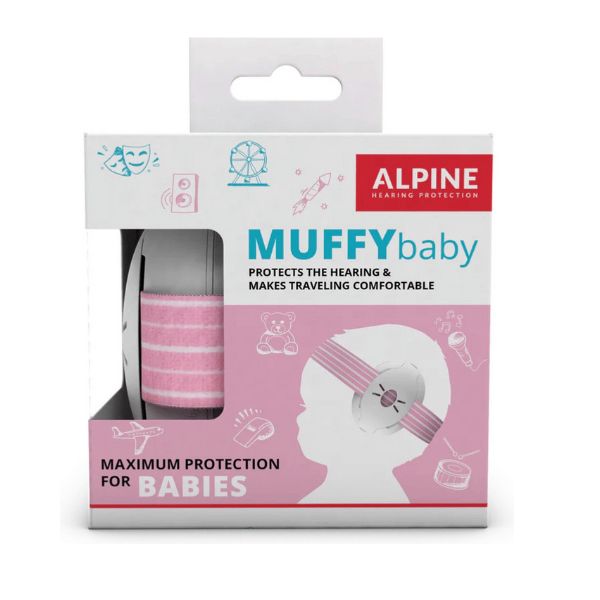 Alpine Muffy Gehoorbescherming - Voor Baby's - Roze